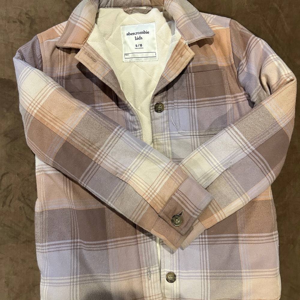 Abercrombie and Fitch Girl's Shacket size 9/10